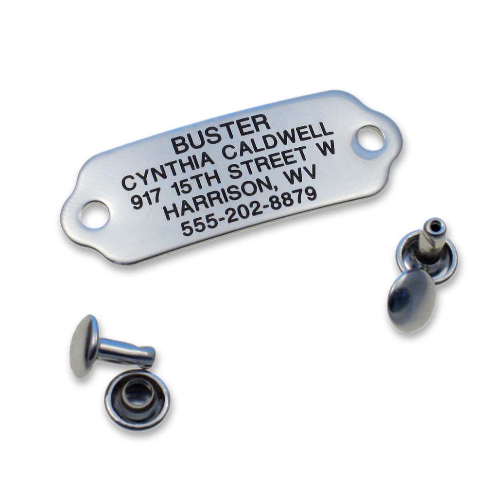 Rivet-On Dog Tags, - Lucky Pet